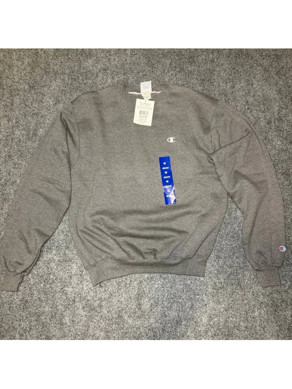 Champion Mens M S2000 Crewneck Sweatshirt Granite Heat Gray Athletic Fleece